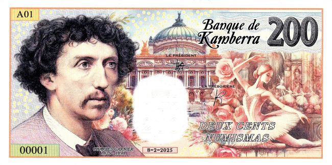 recto du billet d'entrée, réalisé par l'artiste Franck Medina